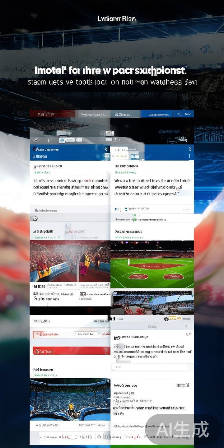 登录后，首页会显示最新的体育资讯与直播推荐。用户可